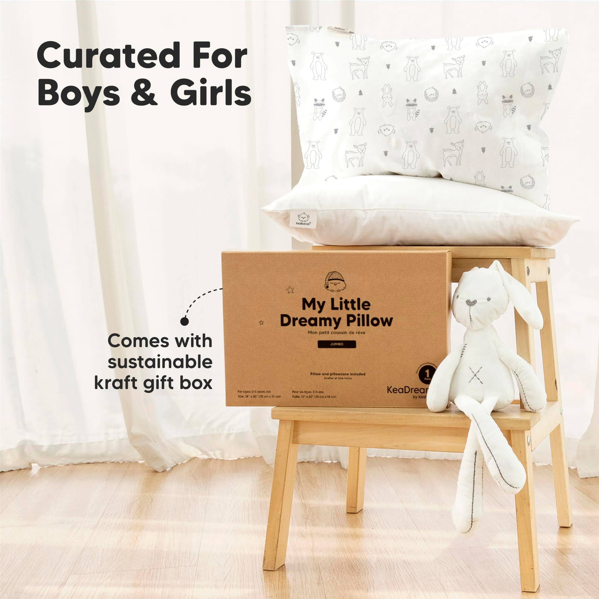 Curated For Boys & Girls

My Little Dreamy Pillow

Comes with sustainable kraft gift box