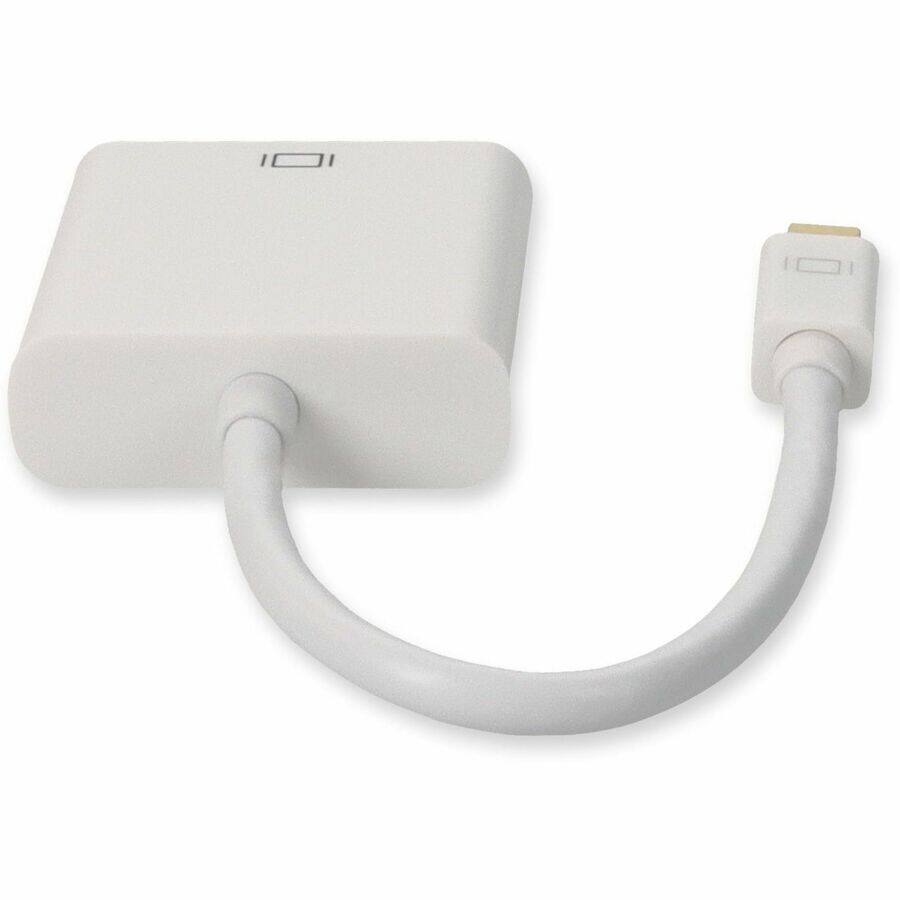 Alt View 5. AddOn - AddOn 5-Pack of Mini-DisplayPort 1.1 Male to HDMI 1.3 Female White Adapters For Resolution Up to 2560x1600 (WQXGA) - White.