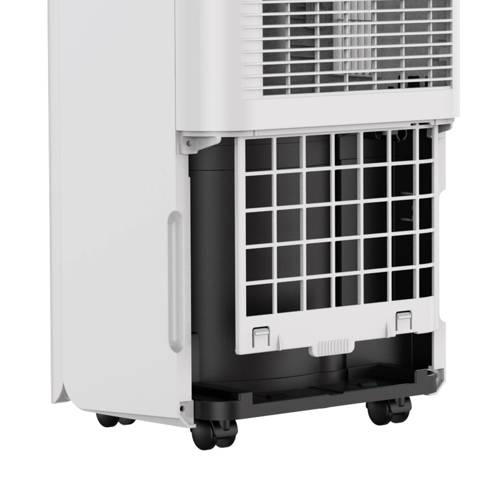 Left. HOMLUX - 30 Pints Dehumidifier for Home and Basement Smart Humidity Low Noise for Room.