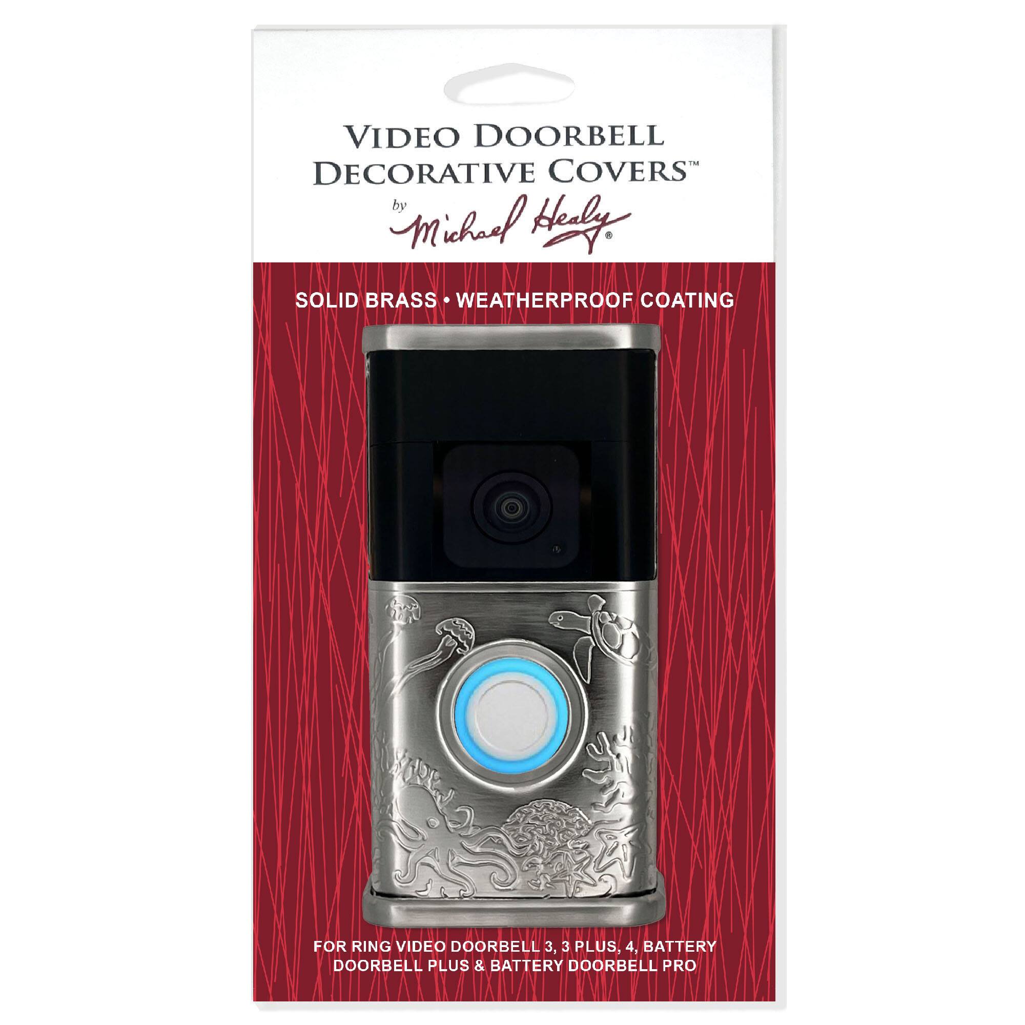 VIDEO DOORBELL DECORATIVE COVERS by Michnel Hely
SOLID BRASS WEATHERPROOF COATING FOR RING VIDEO DOORBELL 3, 3 PLUS, 4, BATTERY DOORBELL PLUS & BATTERY DOORBELL PRO