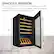 SPACIOUS INTERIOR
The interior cabinet includes 6 removable wooden flat slide out shelves and display wooden shelf to store 34 standard 750ml wine bottles (3.4 cu. ft.)
33"
18.25" (20" with handle installed)
19"