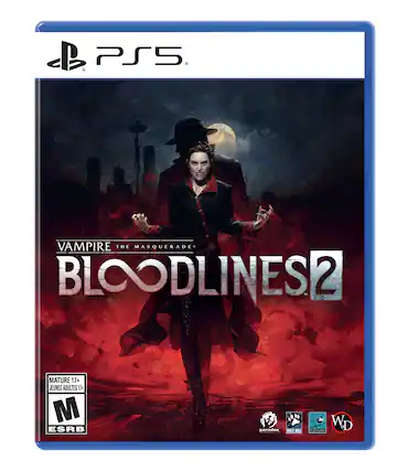 PS5
VAMPIRE THE MASQUERADE
BLOODLINES 2
MATURE 17+
JEUNES ADULTES 17+
M ESRB
PARADOX
WHITE WOLF
W D - M (Mature 17+)