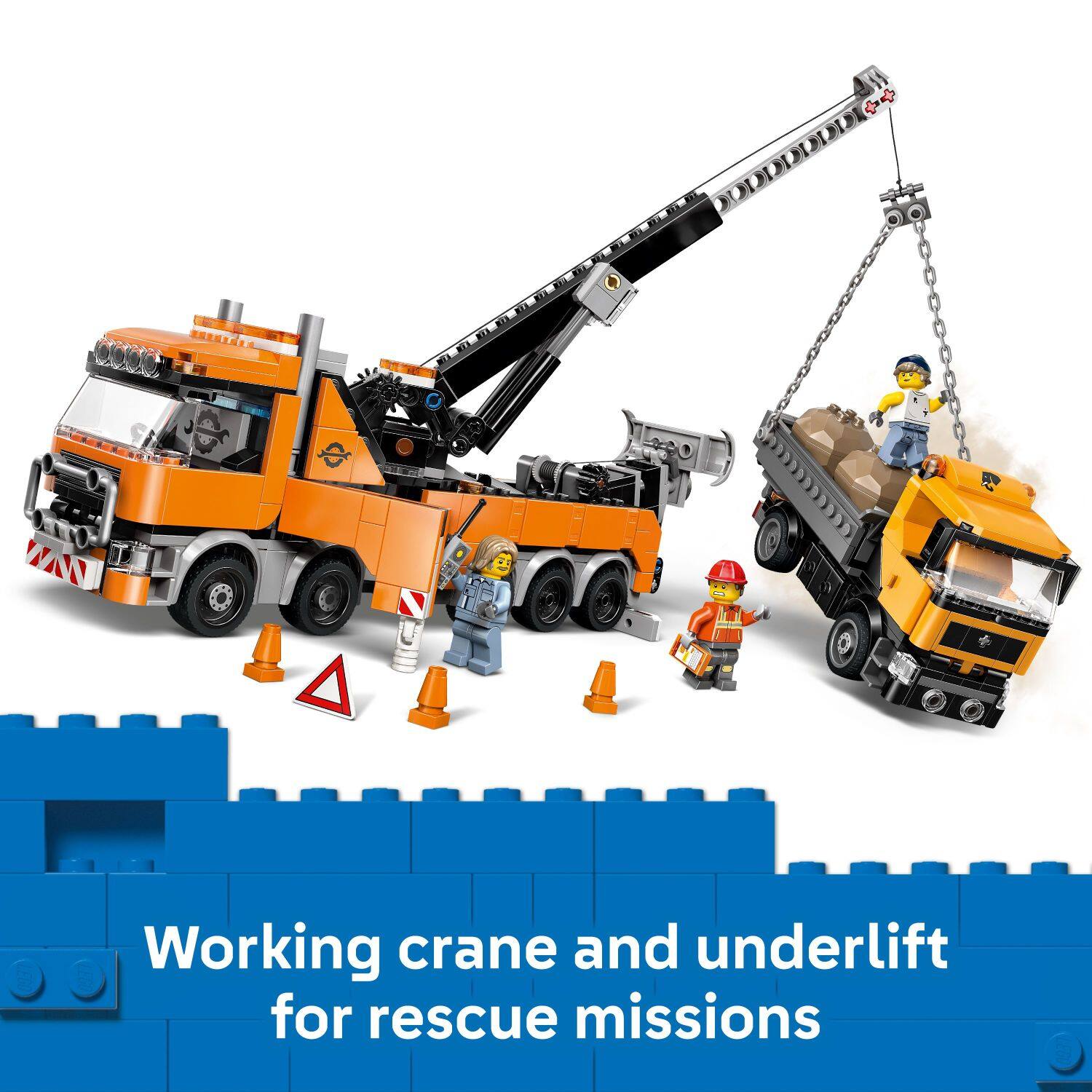 Loo Working crane and underlift for rescue missions