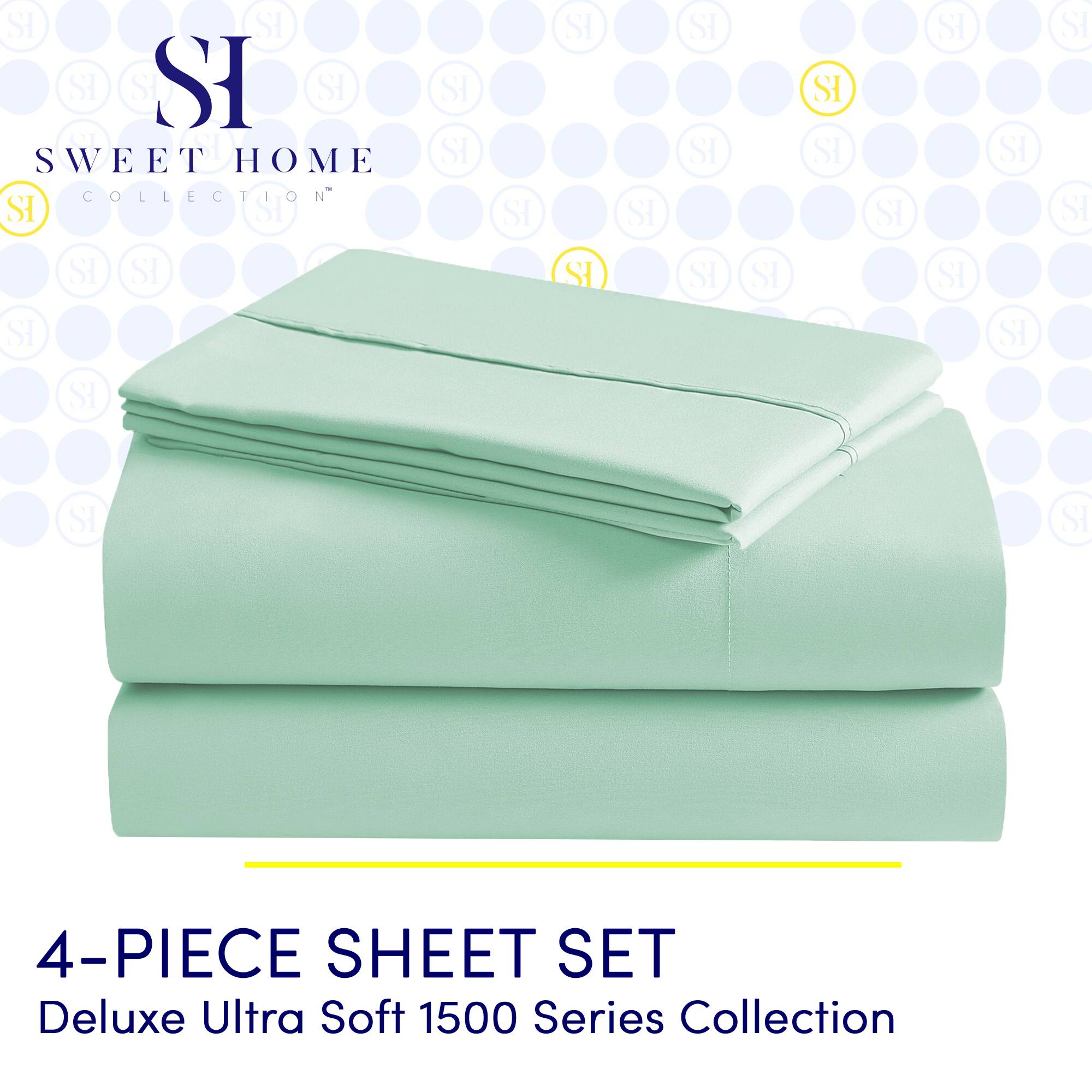 SI  
SWEET HOME  
COLLECTION™  

4-PIECE SHEET SET  
Deluxe Ultra Soft 1500 Series Collection