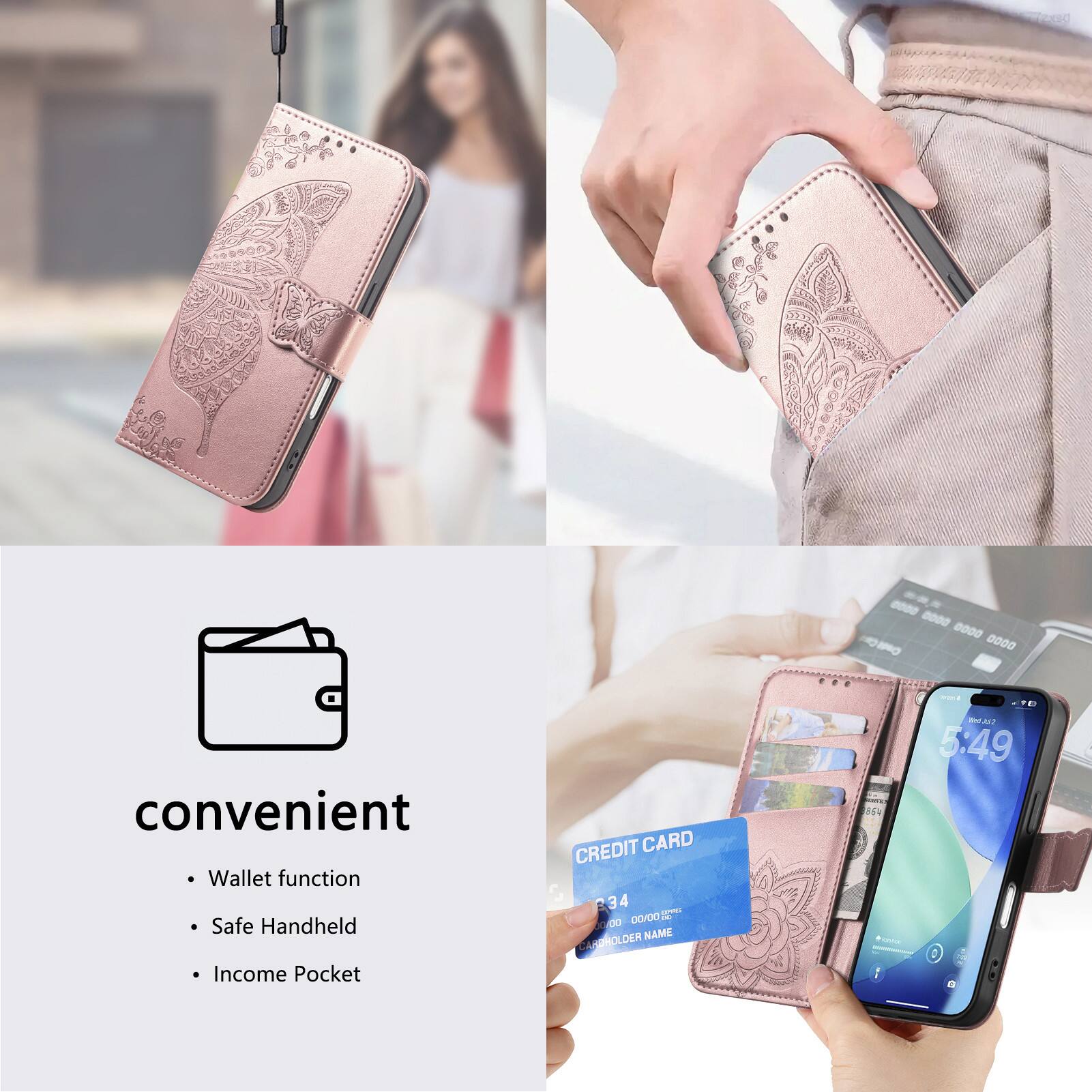 - 0 0000 0000 - O 0000
- Convenient Wallet function
- Safe Handheld
- Income Pocket
- CREDIT CARD 234 4 CO 10OD 00/DO
- NAME CARDHOLDER
- M 5:49