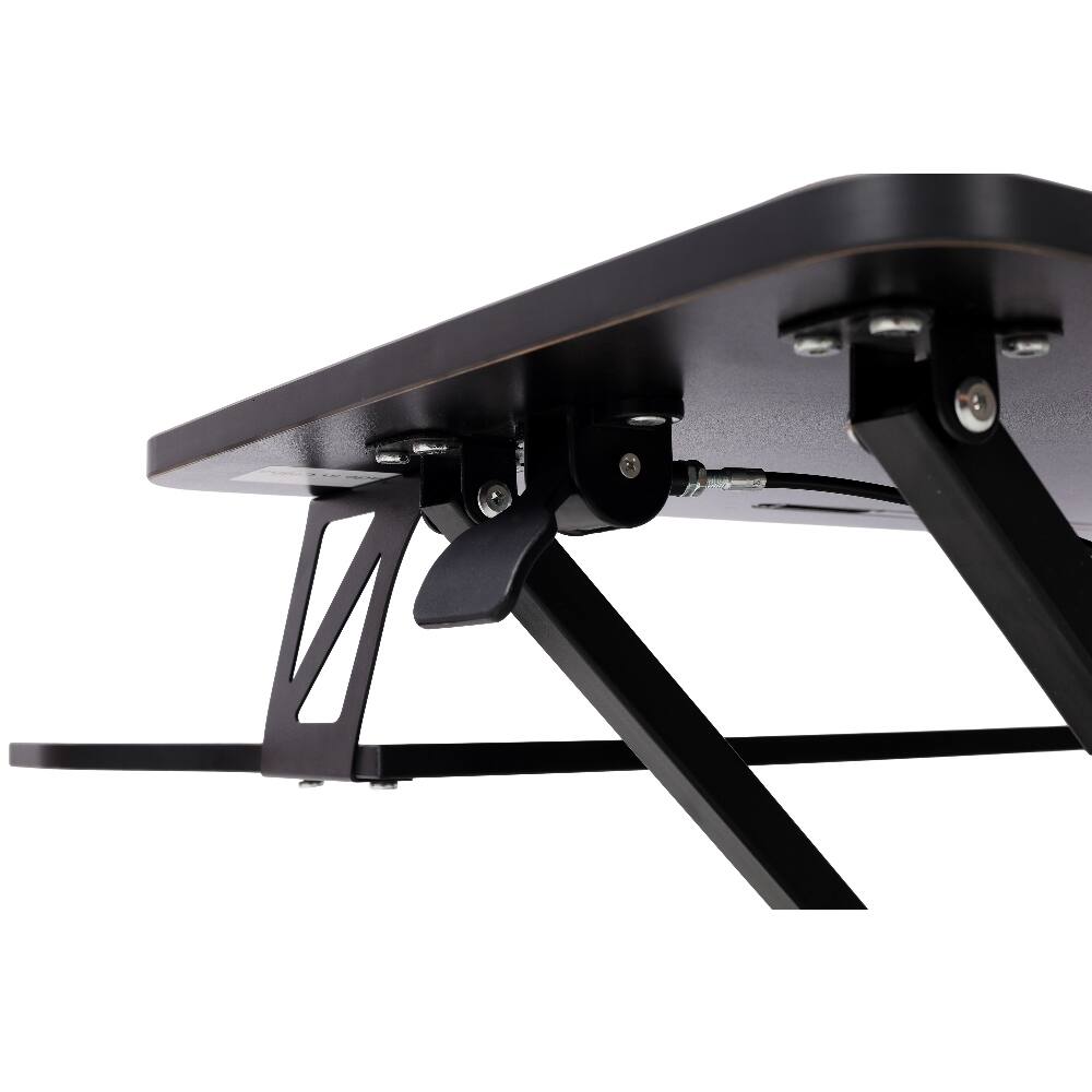Alt View 6. Loheer - Loheer Adjustable Height Standing Laptop Desk Converter Black - Black.