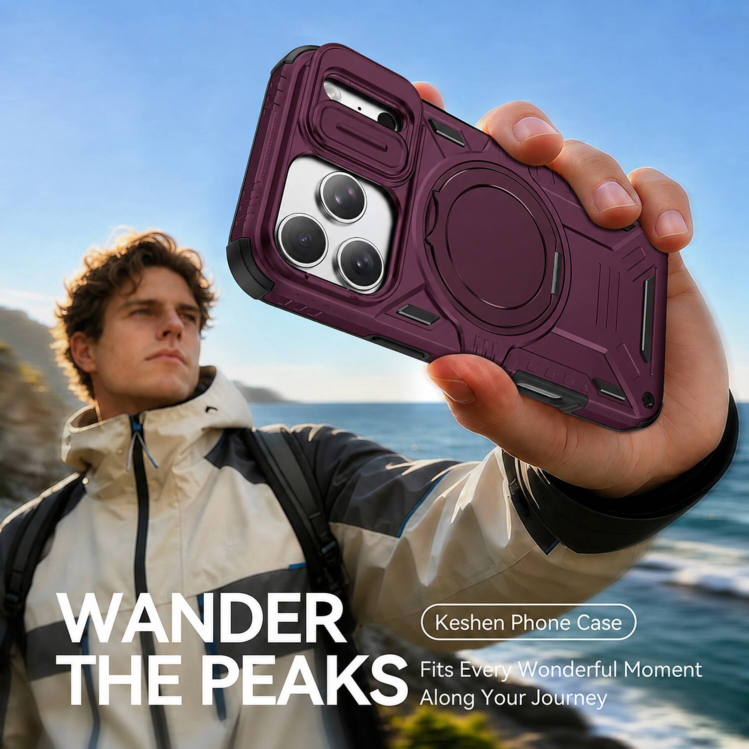 WANDER THE PEAKS  
Keshen Phone Case  
Fits Every Wonderful Moment Along Your Journey