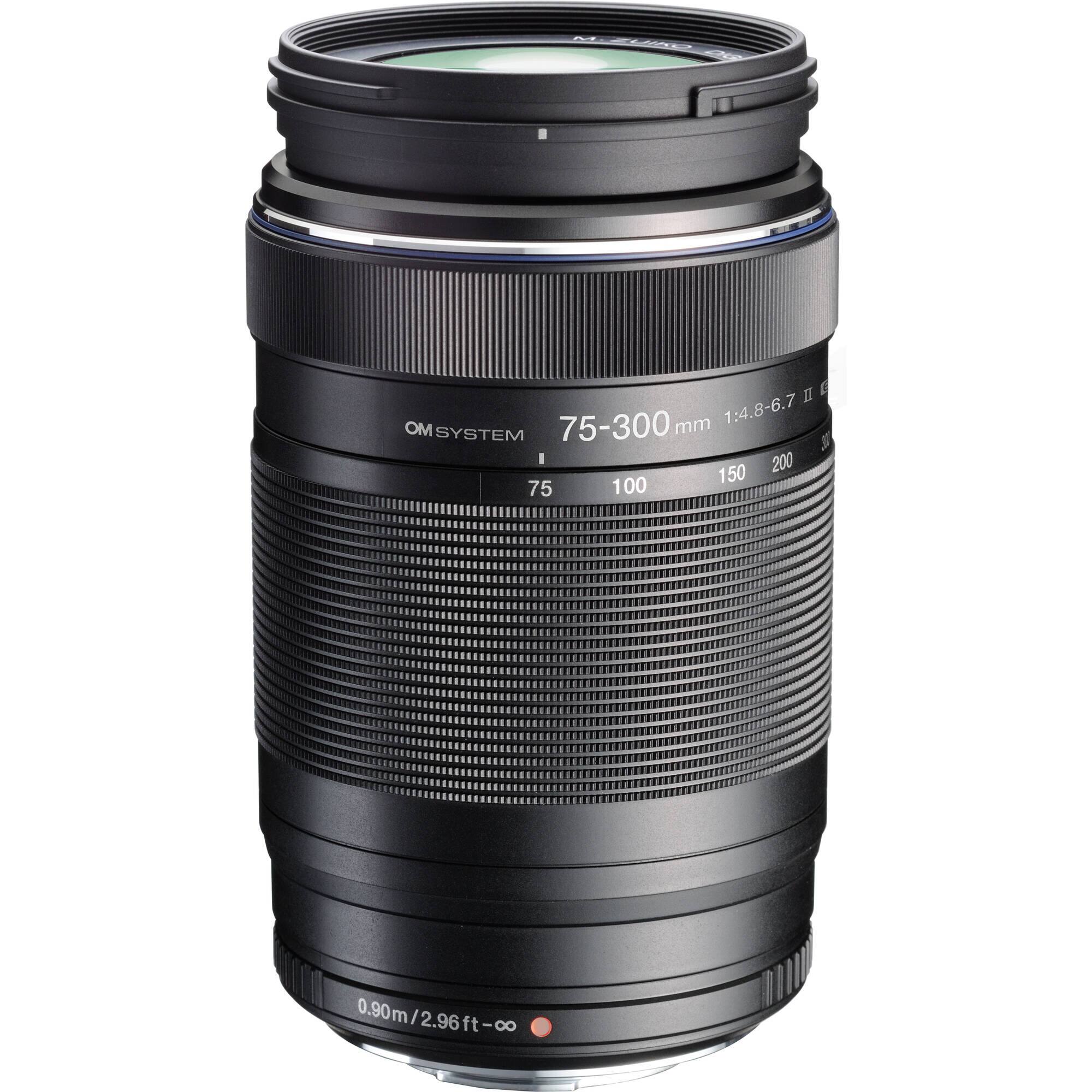 OM SYSTEM  
75-300 mm 1:4.8-6.7 II  
0.90m/2.96ft-∞