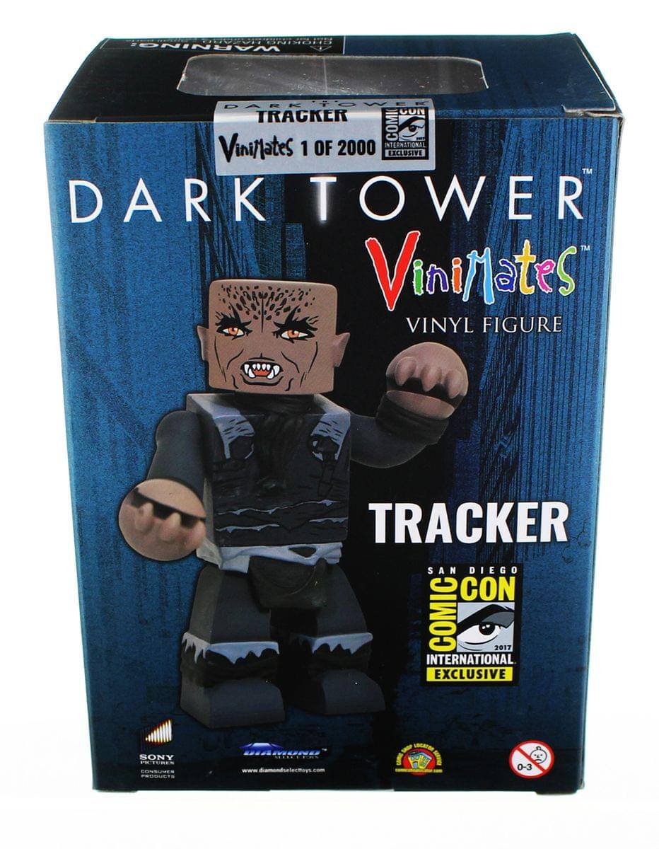 DARK TOWER TRACKER  
Vinimates 1 OF 2000  
VINYL FIGURE  
SAN DIEGO COMIC CON INTERNATIONAL EXCLUSIVE  
SONY PICTURES CONSUMER PRODUCTS  
www.diamondselecttoys.com  
0-3