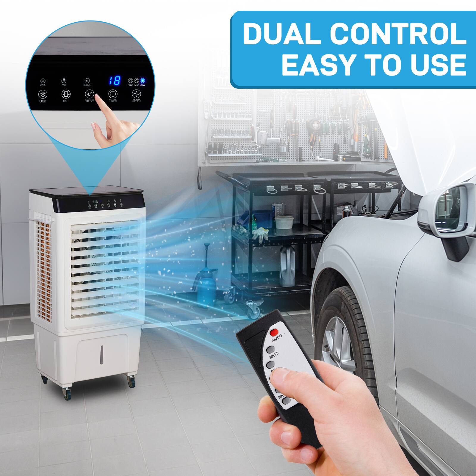 DUAL CONTROL EASY TO USE