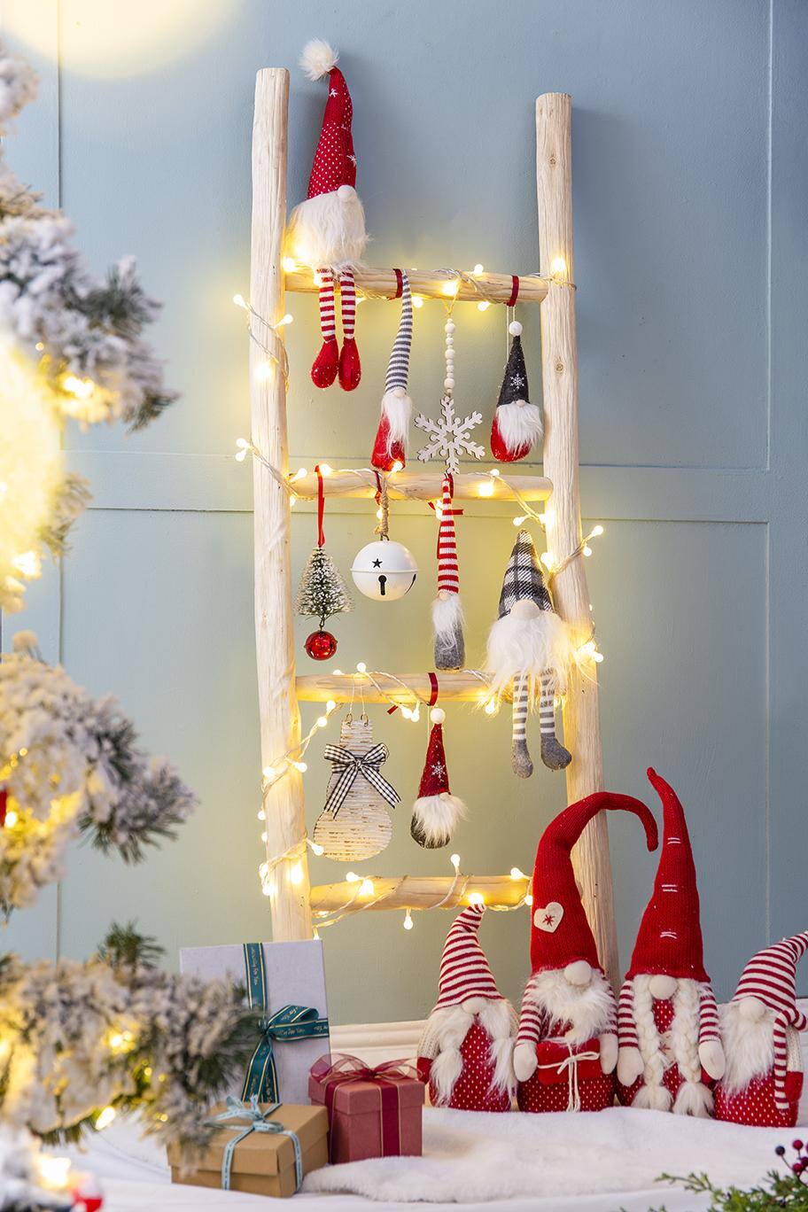 Back. Dexmalle - Dexmalle-Christmas Tree Decor Hanging Snowflake Ornament,Set of 12-White - White.