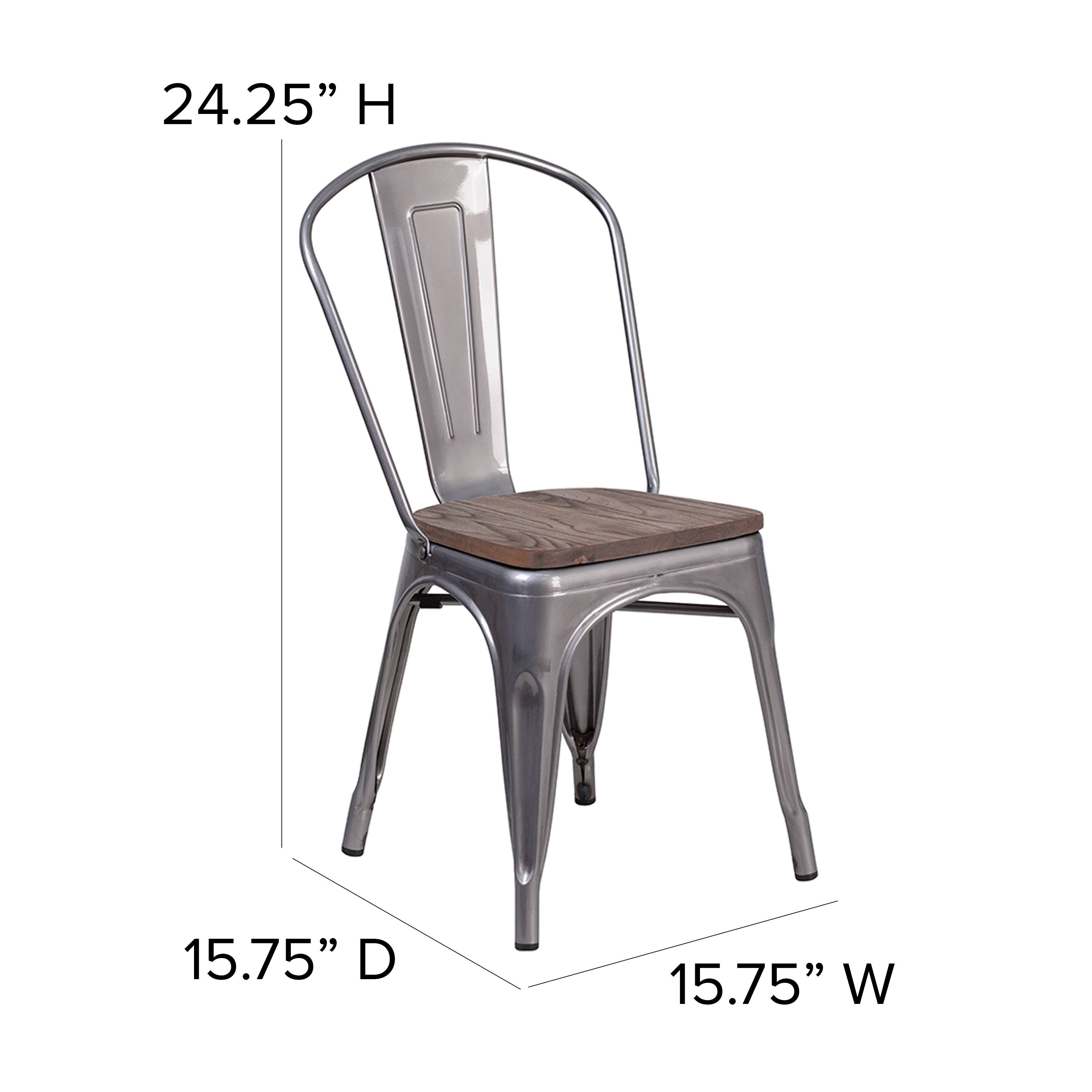 24.25" H  
15.75" D  
15.75" W