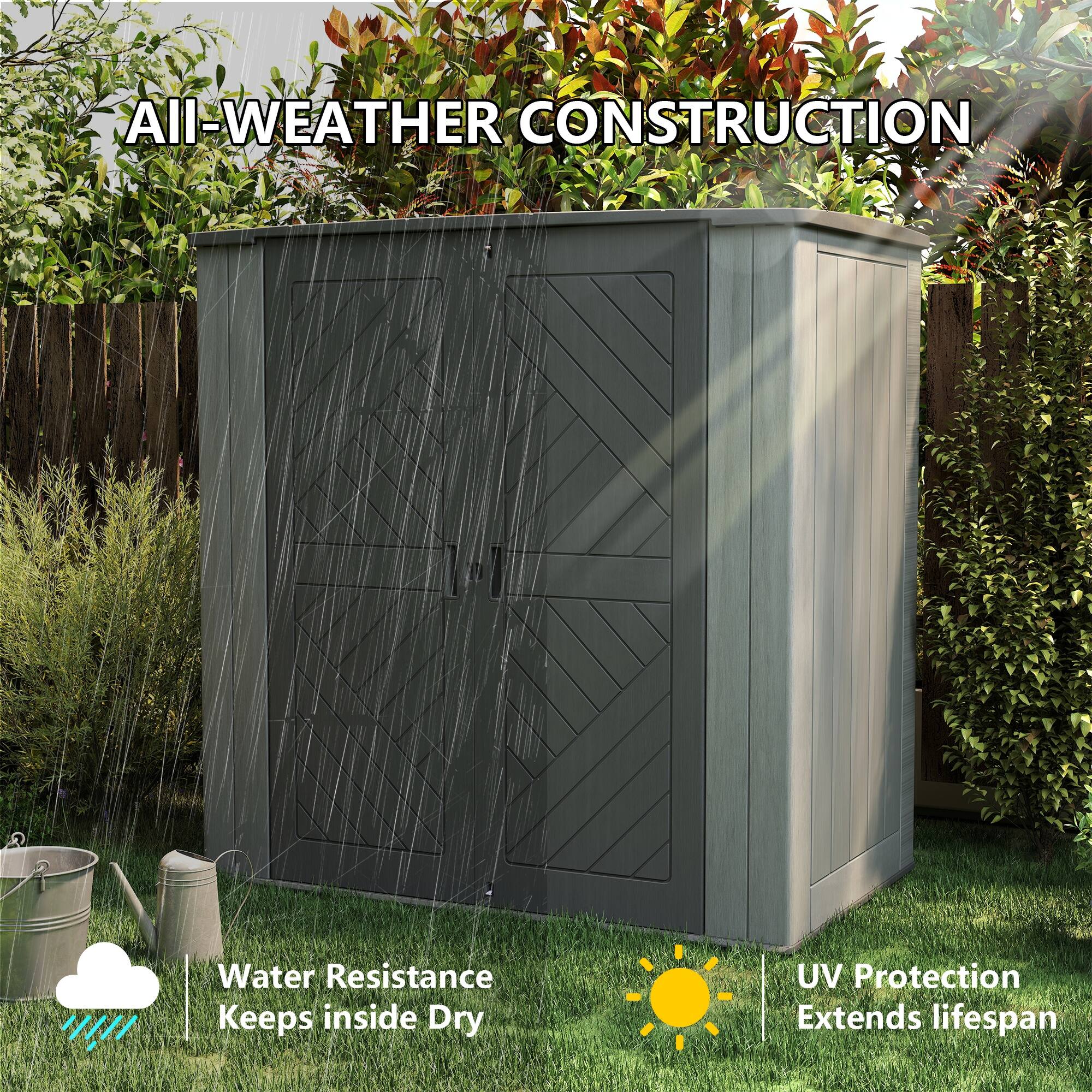 All-Weather Construction  
Water Resistance Keeps Inside Dry  
UV Protection Extends Lifespan