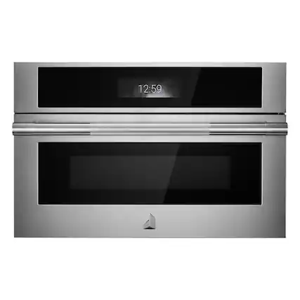 Front. JennAir - 1.4 Cu. Ft. Convection Built-In Microwave - Stainless Steel.