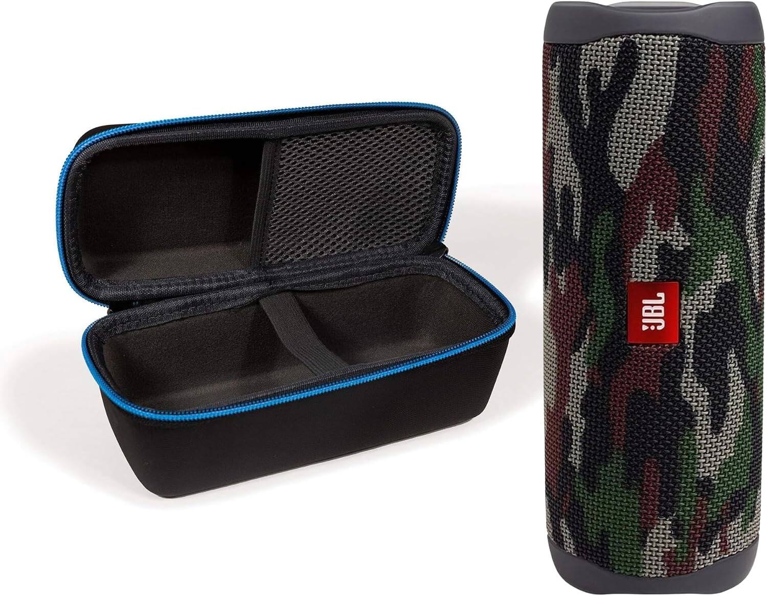 Front. JBL - JBL Flip 5 Camouflage Portable BT Speaker w/divvi! Case.