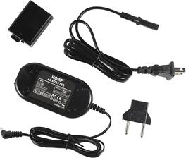 HQRP - AC Adapter for Canon ACK-E5 / ACKE5, EOS Rebel T1i, Rebel XSi, Rebel XS, EOS 450D, 500D, 1000D Digital SLR Camera