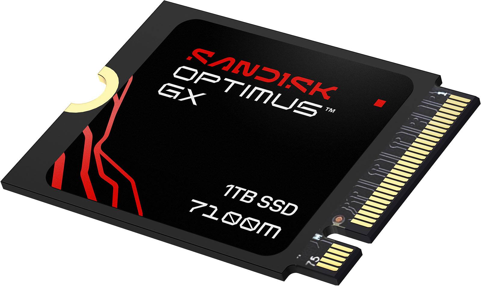 SANDISK 1TB Optimus GX 7100M PCIe 4.0 x4 M.2 2230 NVMe SSD