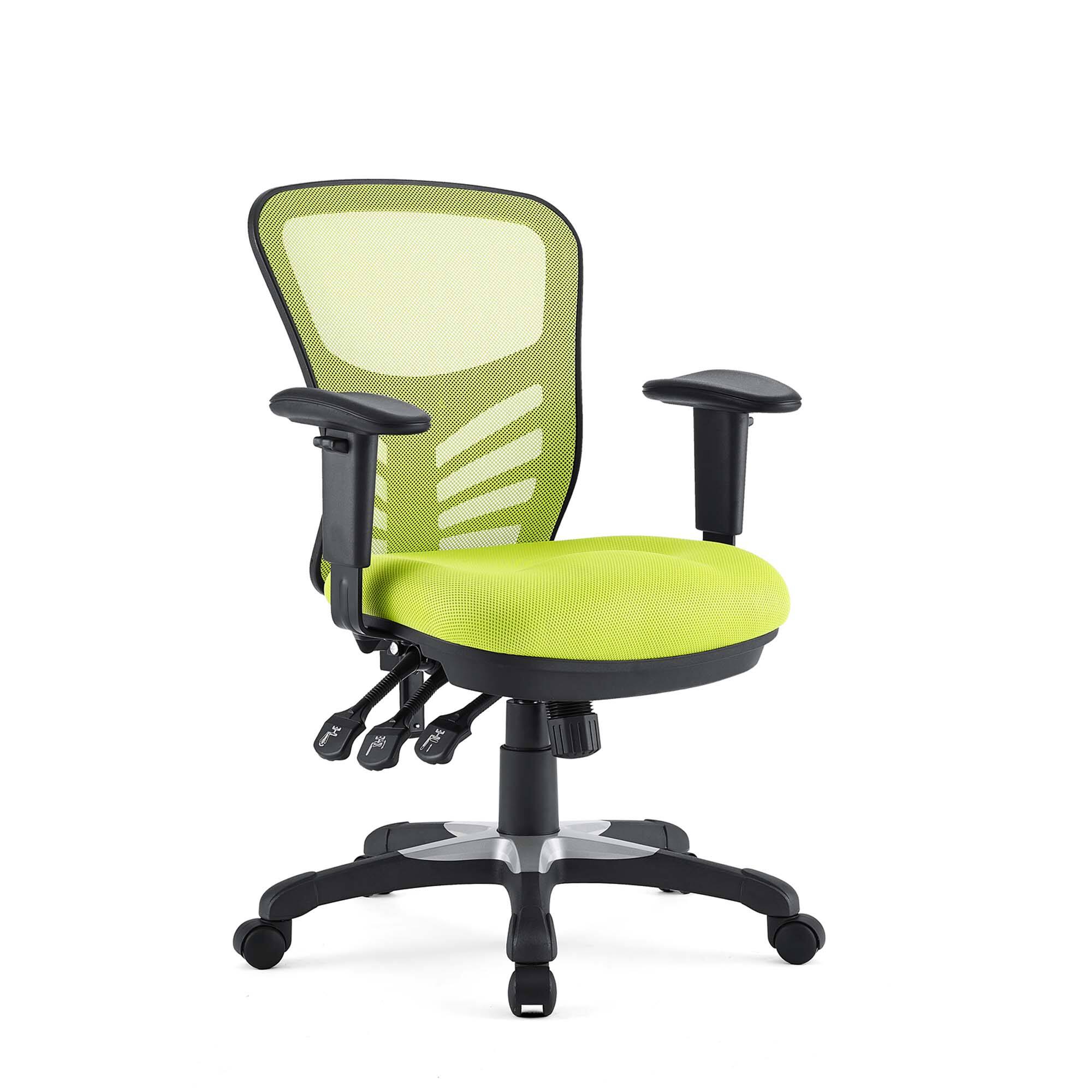 Angle. Modway - Articulate Mesh Office Chair by Modway - Green.
