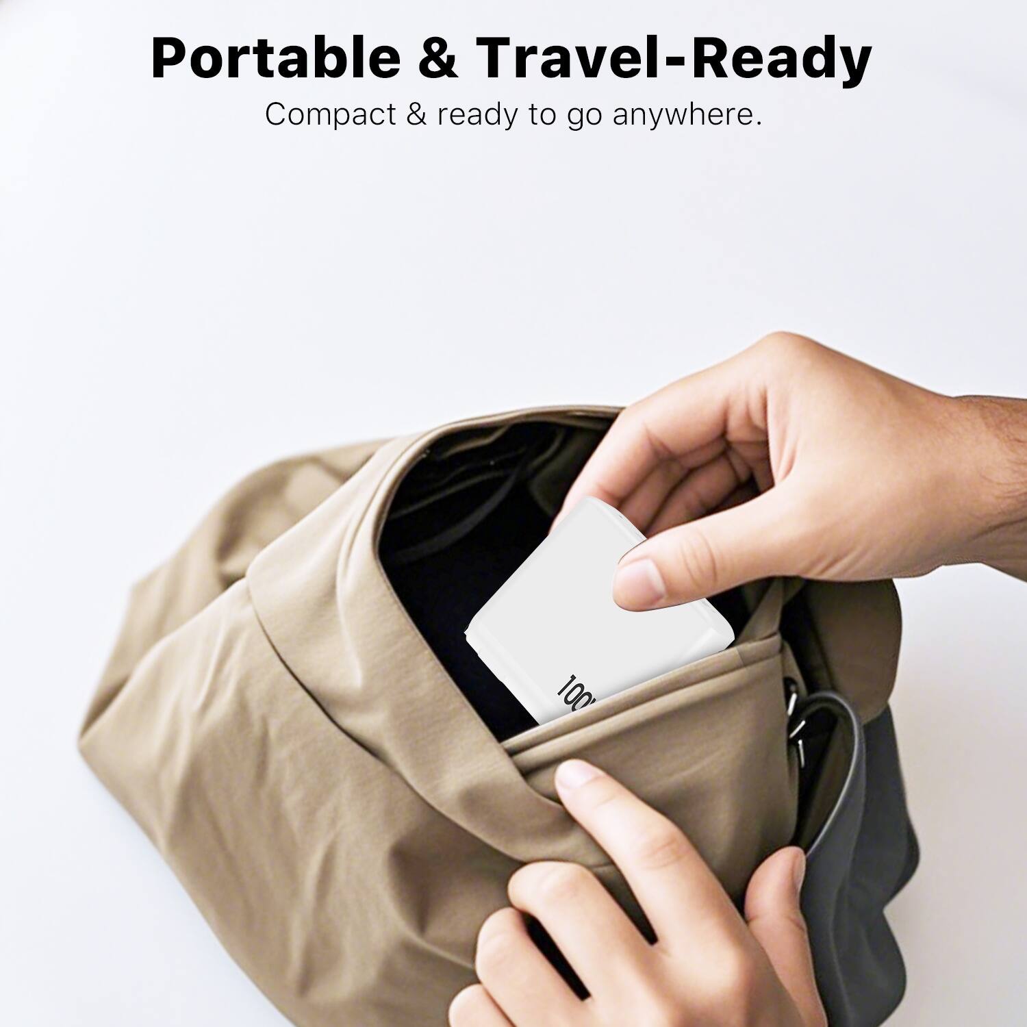 Portable & Travel-Ready  
Compact & ready to go anywhere.