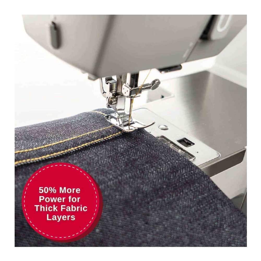 Singer - Heavy Duty 6380 Sewing Machine with Extension Table (Gray)