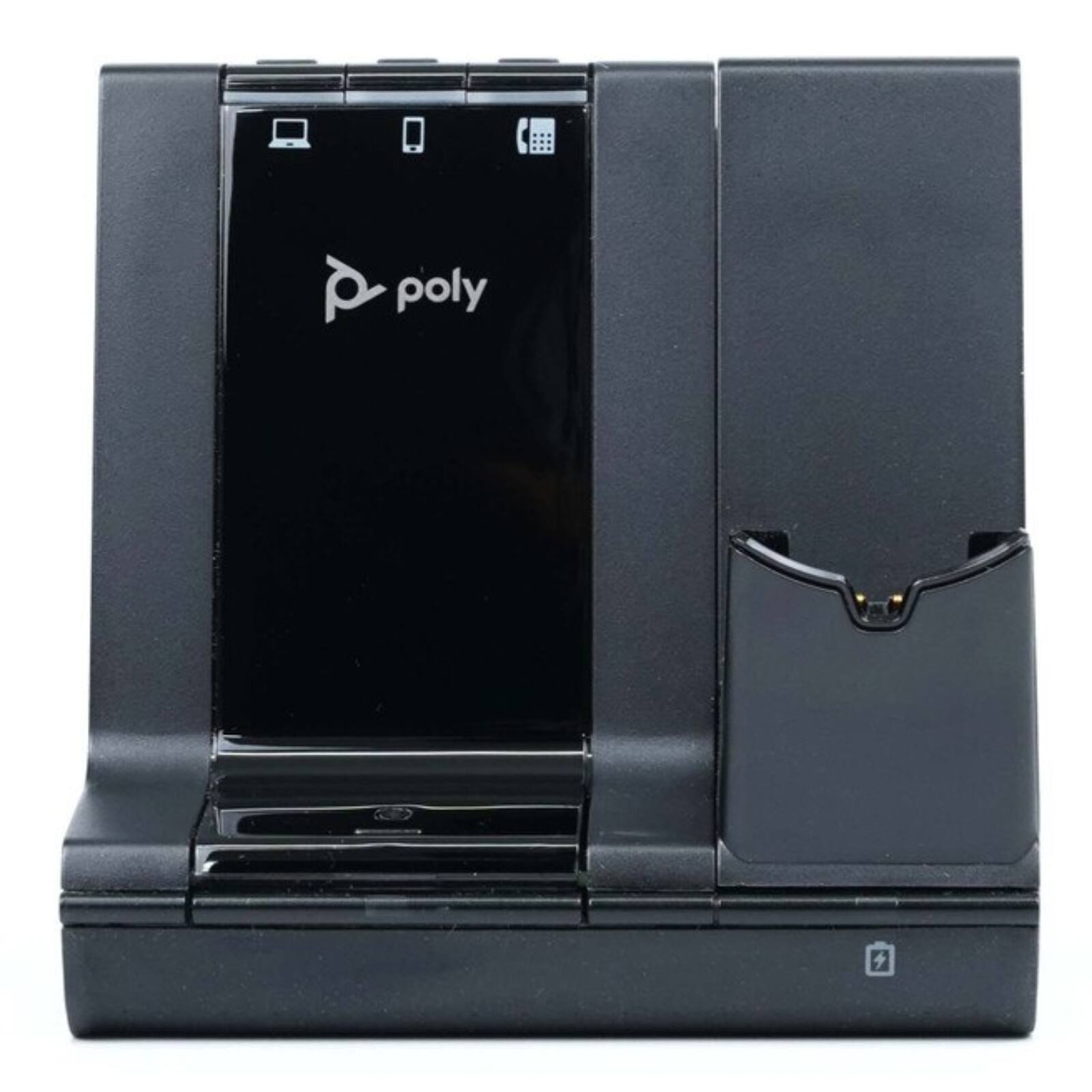 Alt View 3. Plantronics - Savi 8210-M DECT Mono On-Ear Office Headset - Microsoft Teams Certified - 3-Device Connectivity - 13Hr Talk Time - 590ft - Black.