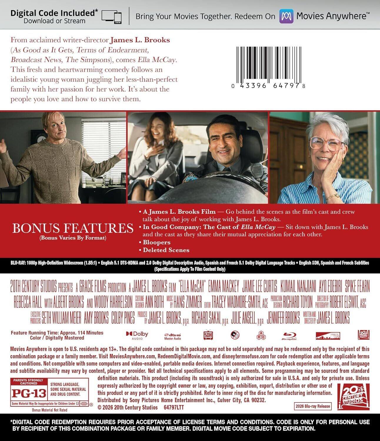 Alt View 1. Ella McCay   - BLU-RAY.