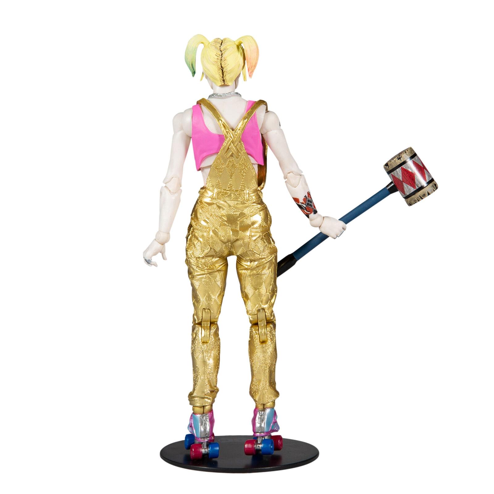 Alt View 10. McFarlane Toys - DC Multiverse 7 Inch Action Figure |  Birds of Prey Harley Quinn - Gold.