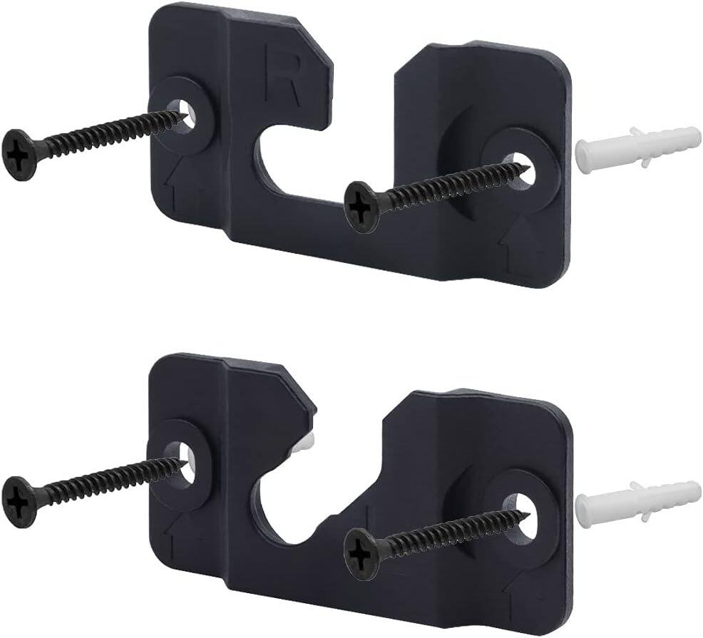 Angle. Schertz - Samsung Soundbar Wall Mount Bracket (1 Pair) – AH96-03064A, Fits HW Series - Black.