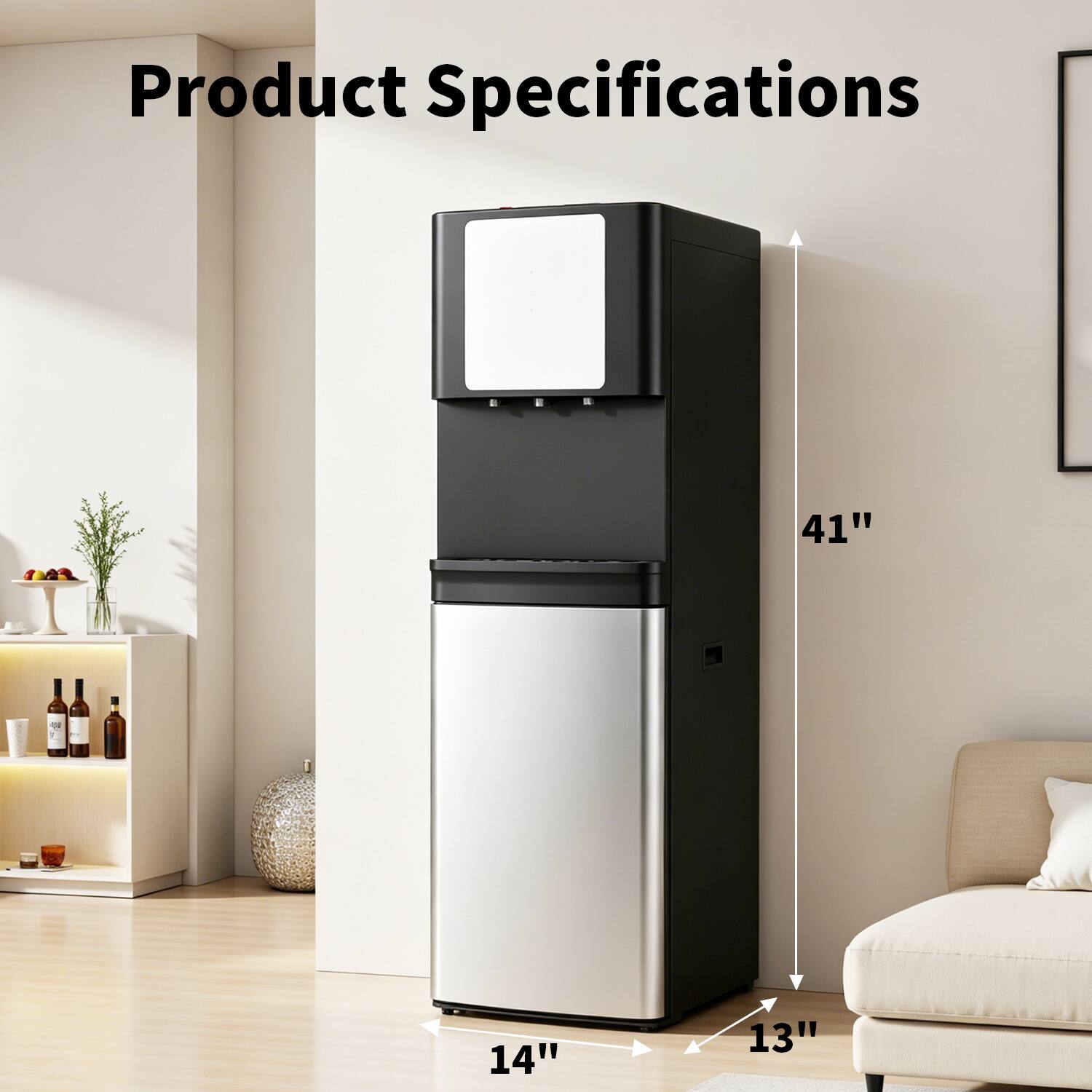 Product Specifications
41"
14"
13"