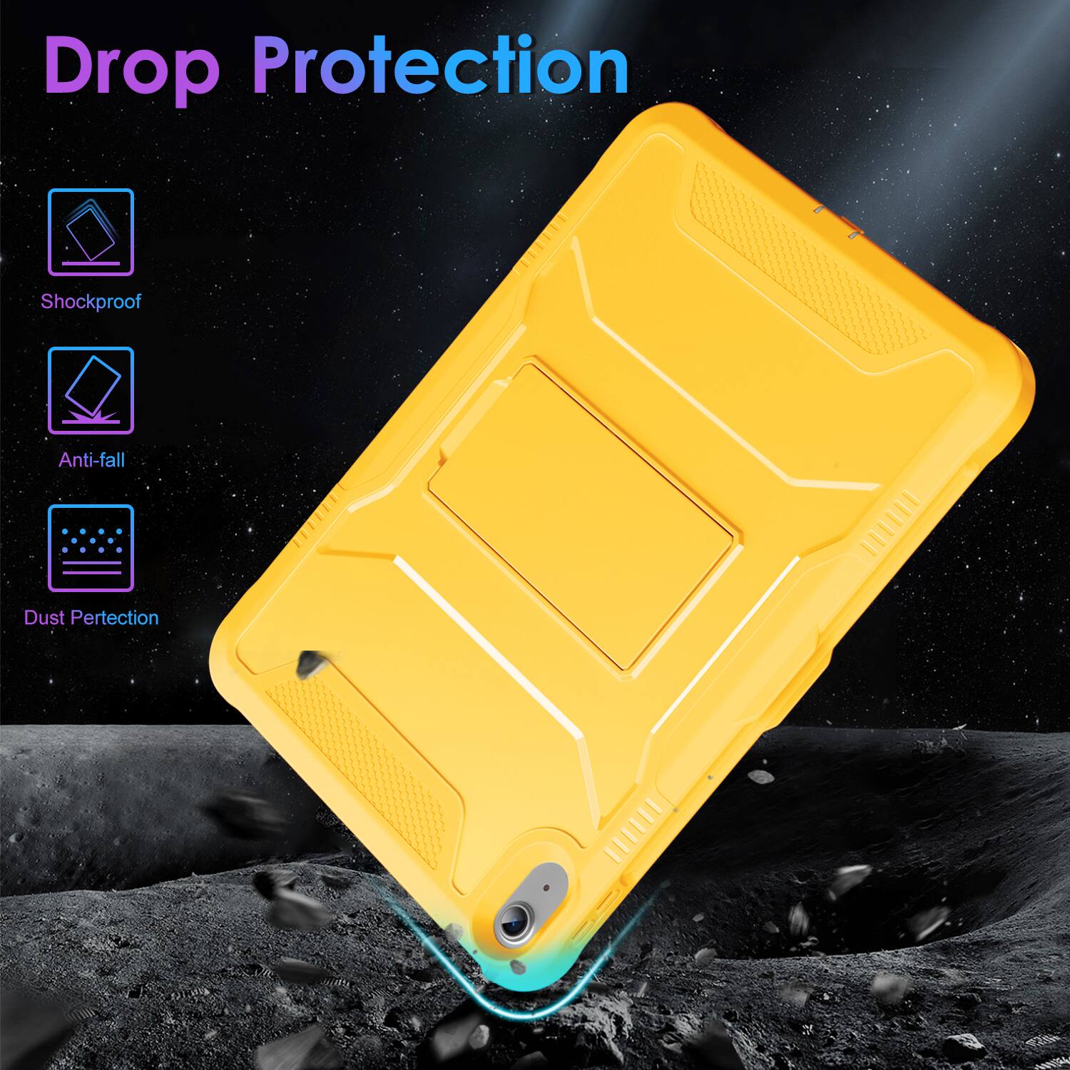 Drop Protection

- Shockproof
- Anti-fall
- Dust Protection