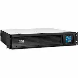 APC - Smart-UPS C, Line Interactive, 1000VA, Rackmount 2U, 120V, 6x NEMA 5-15R outlets, SmartConnect port, USB and Serial - Black