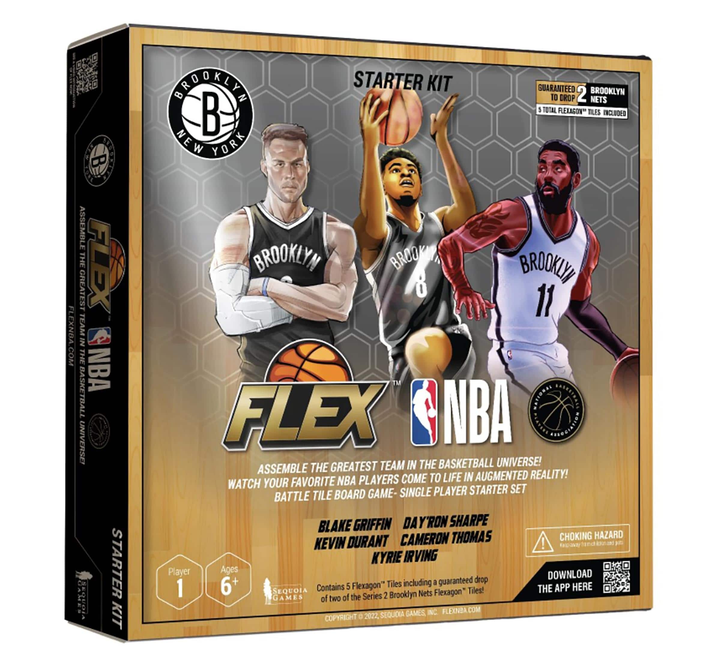 NBA - FLEX Series 2 Brooklyn Nets 1 Player Starter Set - Gray