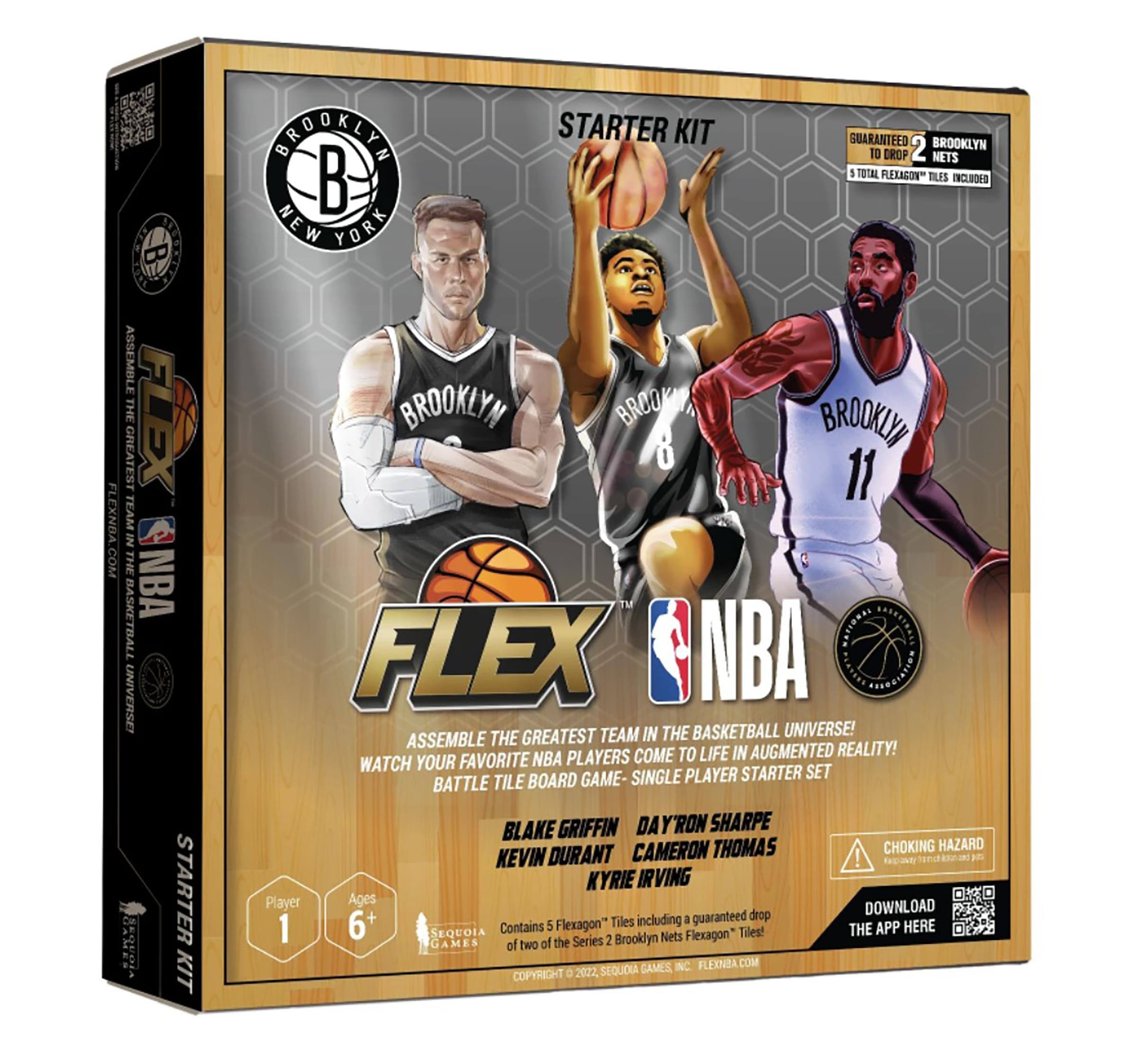 NBA - FLEX Series 2 Brooklyn Nets 1 Player Starter Set - Gray