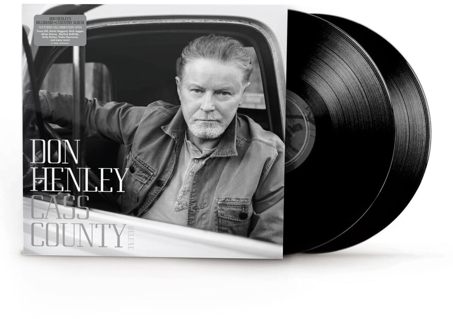 DON HENLEY'S  
BILLBOARD #1 COUNTRY ALBUM  
FEATURING COLLABORATIONS WITH  
Vince Gill, Marie Heggins, Mick Jagger,  
Daily Porter, Srishe Teerwood and many more!  

DON HENLEY  
CASS COUNTY  
DELUXE