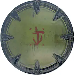 DOOM: The Dark Ages - Limited Edition Medallion & Art Card - Shield Saw - COLLECTIBLES