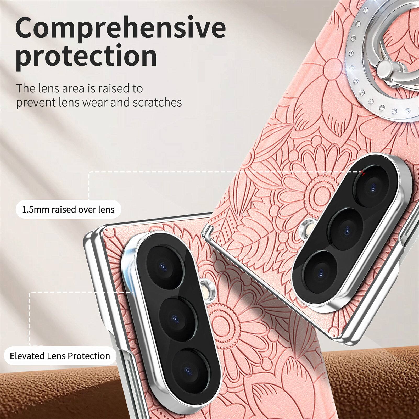 Comprehensive protection  
The lens area is raised to prevent lens wear and scratches  
1.5mm raised over lens  
Elevated Lens Protection