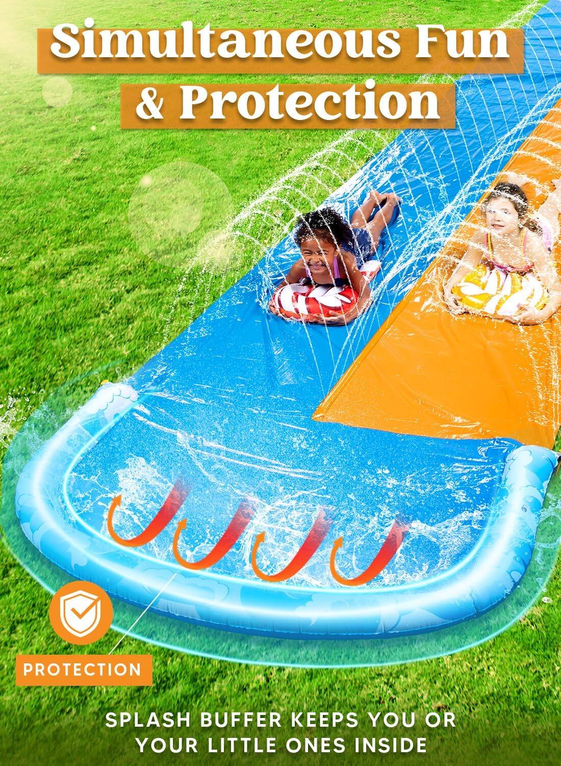 Simultaneous Fun & Protection

JO PROTECTION SPLASH BUFFER KEEPS YOU OR YOUR LITTLE ONES INSIDE