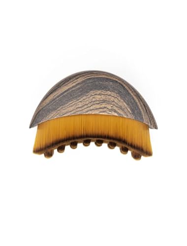 Front. Vulpecula Spade - Lymphatic Drainage Facial Massager Brush for Face and Neck – Soft Bristles for Contouring Chin and Body, Ultra Dry Brush.