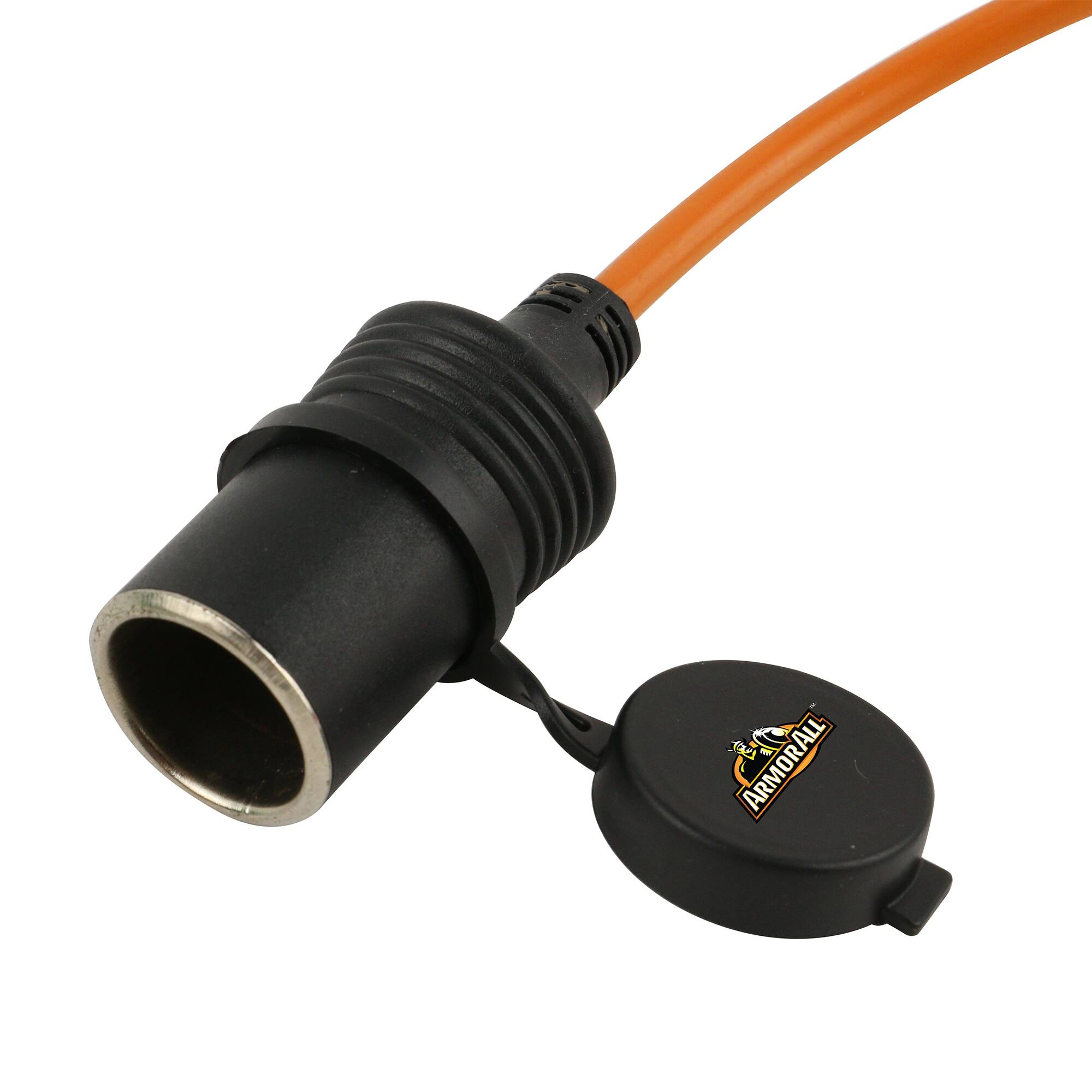 Alt View 1. Armor All - Armor All 10ft Orange 12V DC Port Power Extension, Useable with tire inflators, vacuums, fans - Orange.