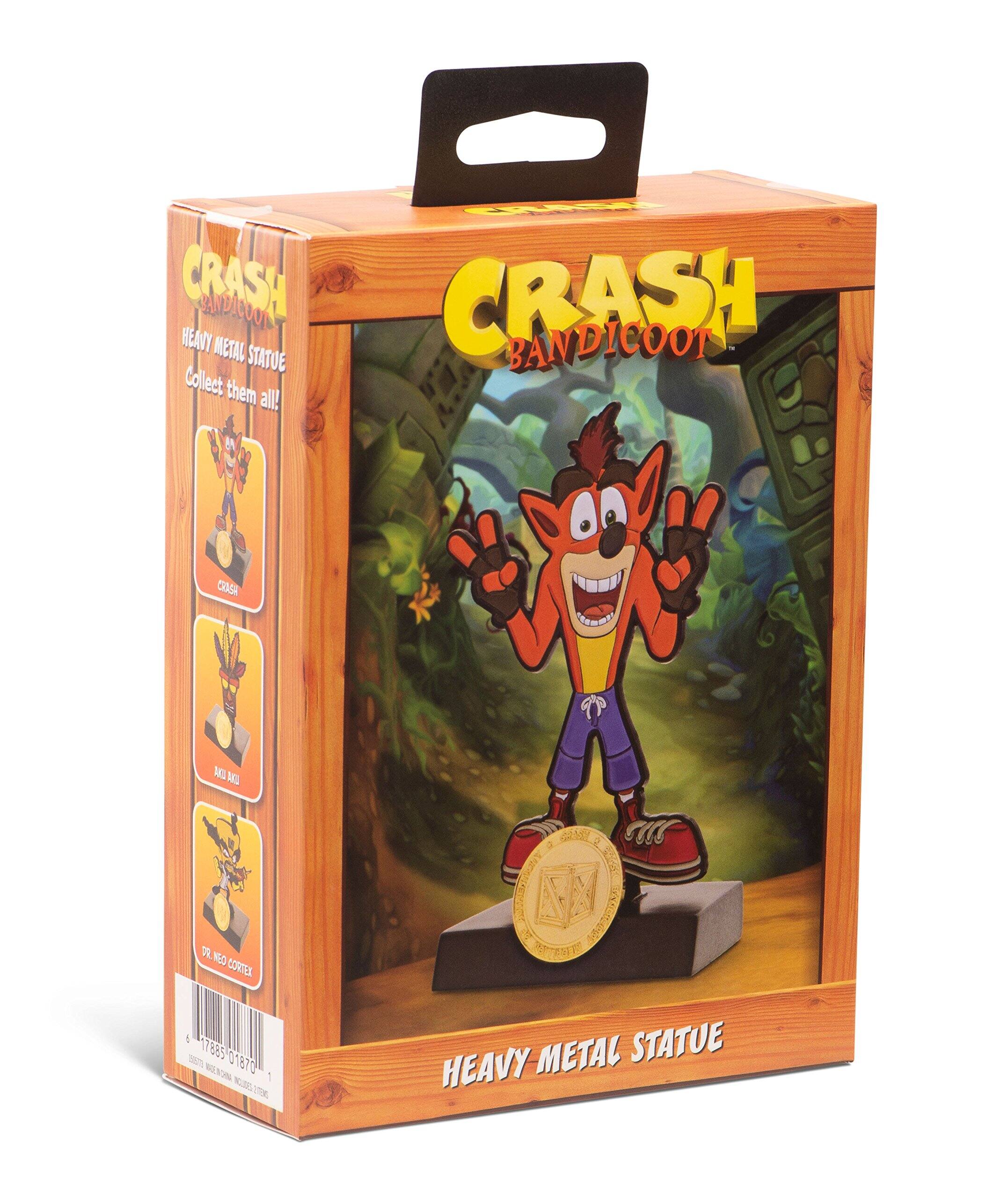 CRASH BANDICOOT  
HEAVY METAL STATUE  
Collect them all!  

CRASH  
DR. NEO CORTEZ  
JAB RAB  

HEAVY METAL STATUE