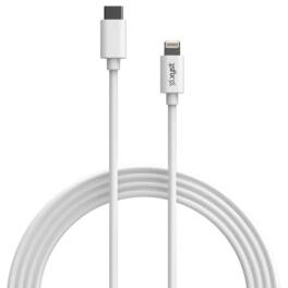 Xyst - Charge and Sync USB-C to Lightning Cable 10Ft - White