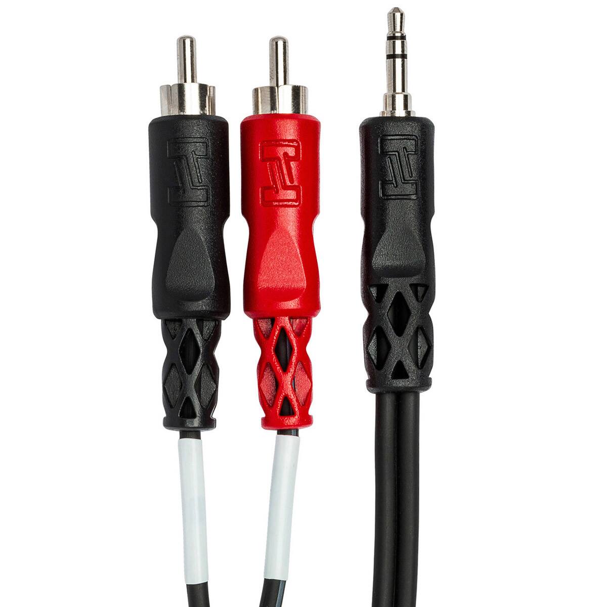 Alt View 2. Hosa Technology - Hosa Technology 6' Stereo 3.5mm Mini Male to Two RCA Males Y-Cable.