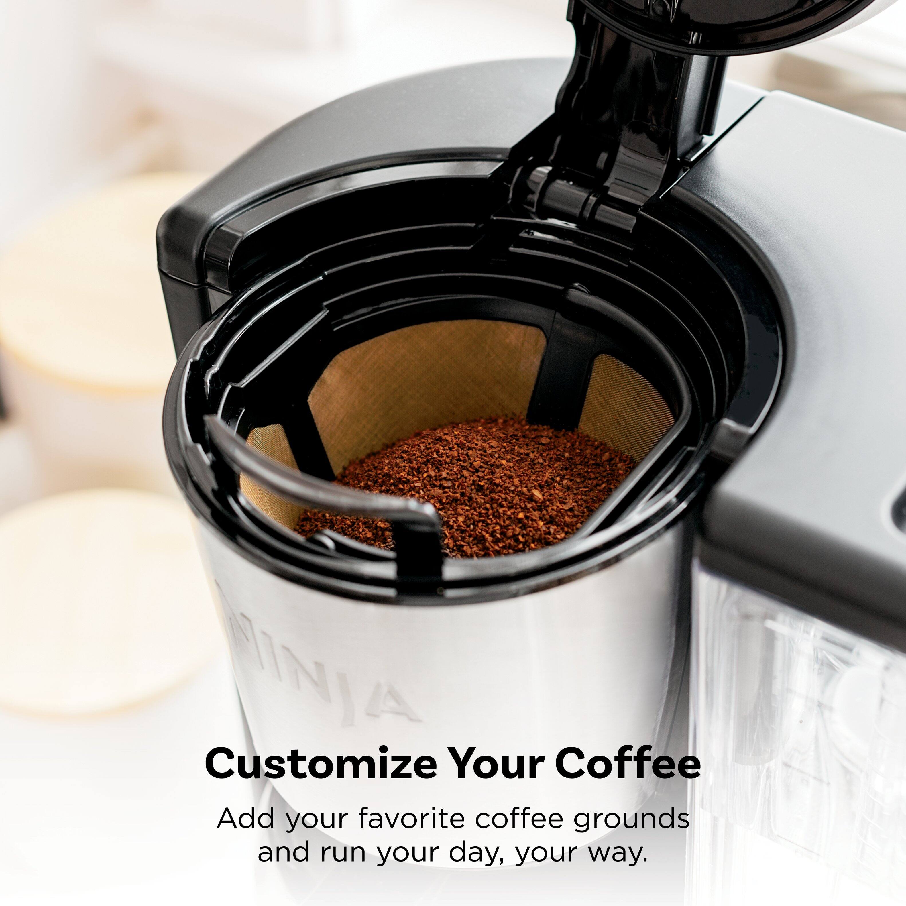 MINIA  
Customize Your Coffee  
Add your favorite coffee grounds and run your day, your way.