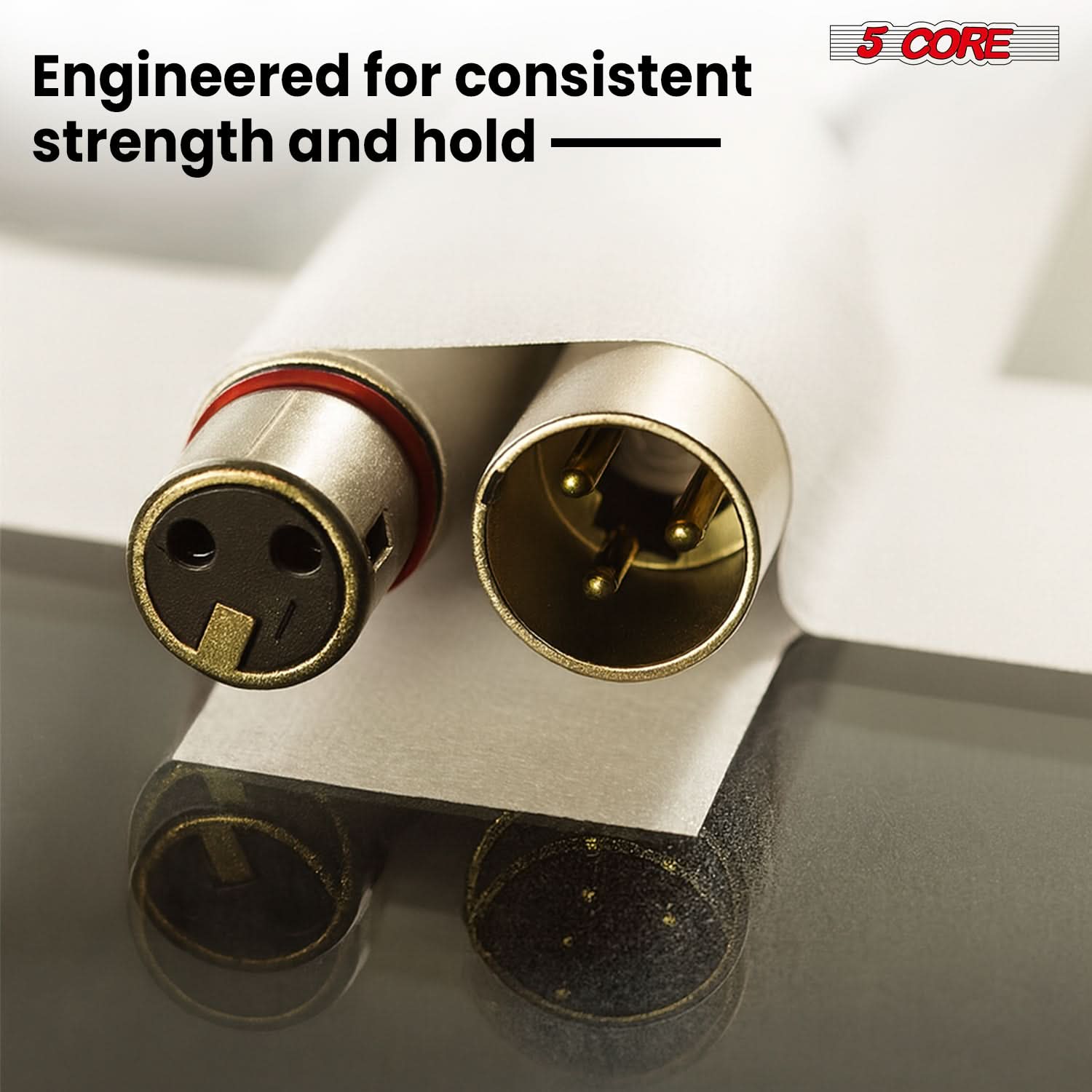 Engineered for consistent strength and hold

5 CORE