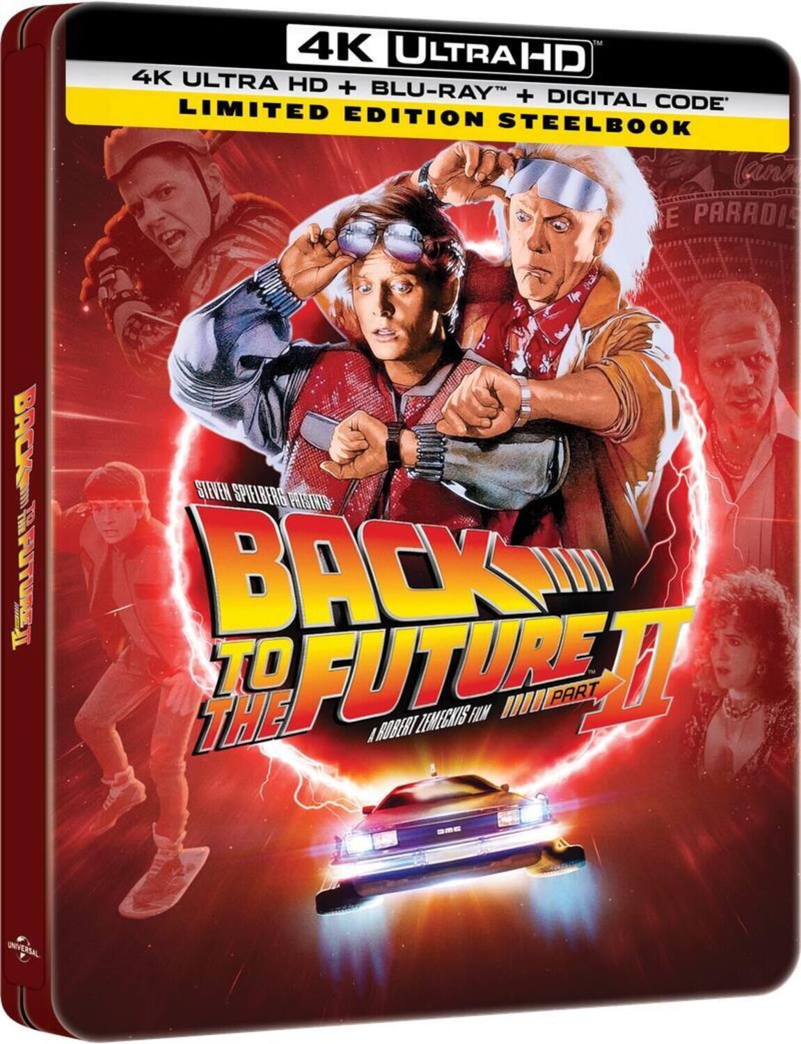 Front. Back to the Future II (Steelbook) - 4K Blu-Ray.