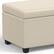 Alt View 13. Simpli Home - Avalon Extra Large Storage Ottoman Bench - Satin Cream.