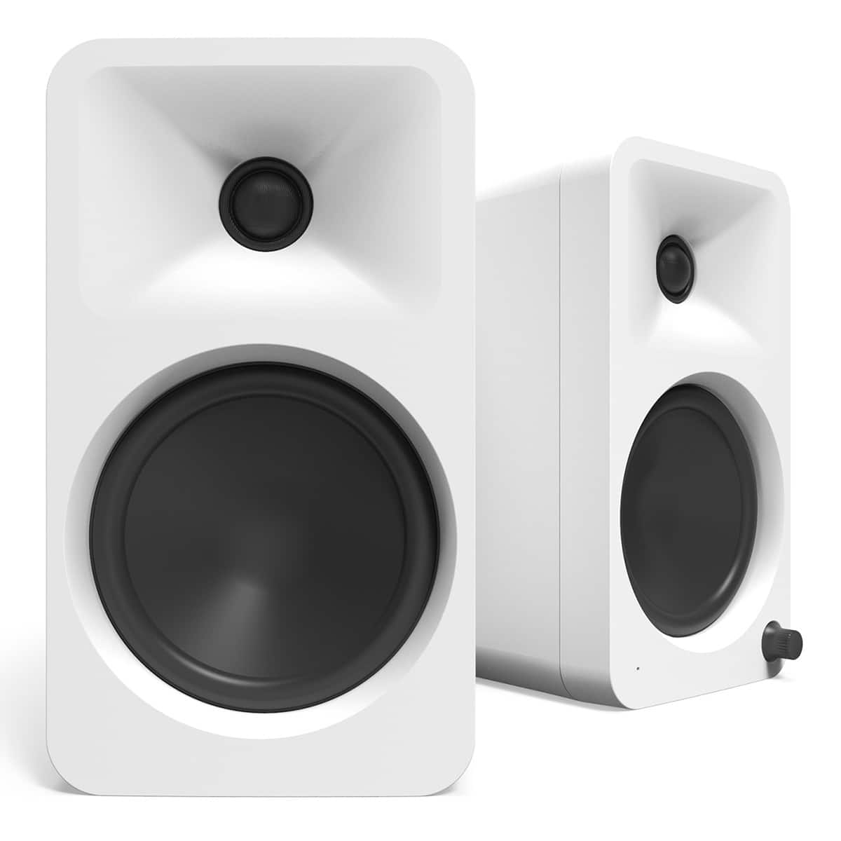 Kanto - ORA4 Powered Bluetooth Desktop Speakers - Pair - White