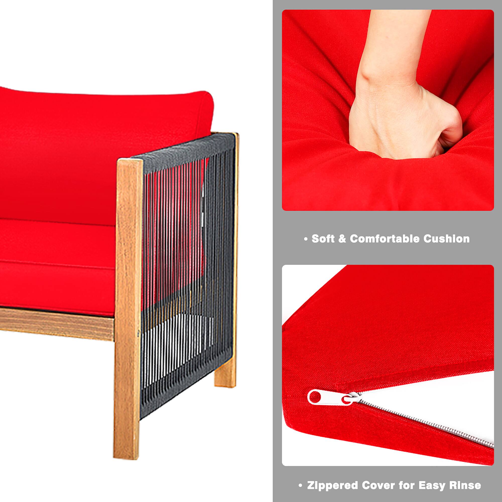 Soft & Comfortable Cushion

Zippered Cover for Easy Rinse