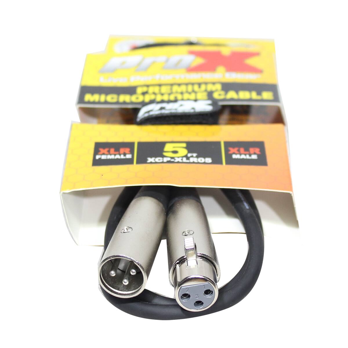 ProX Premium Series XCP XLR05 5' XLR F to XLR M Balanced Audio ...