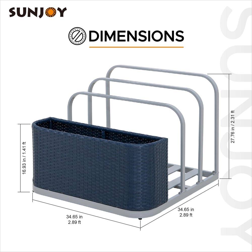 SUNJOY  
DIMENSIONS  
16.93 in / 1.41 ft  
34.65 in / 2.89 ft  
27.76 in / 2.31 ft